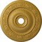 Ekena Millwork Logan Ceiling Medallion (Fits Canopies up to 6 1/8"), 24 1/4"OD x 3 7/8"ID x 2"P, Iridescent Gold CM24LO1IGS - alternate 1
